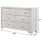 Crown Mark Lyssa 7-Drawer Dresser in Frost, , large