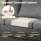 HOMLUX 6-Piece Outdoor Furniture Set  in Dark Gray, , large