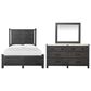 Nicolette Home Plum Creek 3 Piece Queen Panel Bedroom Set in Ravenwood Black, , large