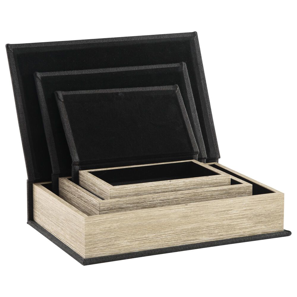 Ashley Jolina Decorative Box in Black &#40;Set of 3&#41;, , large