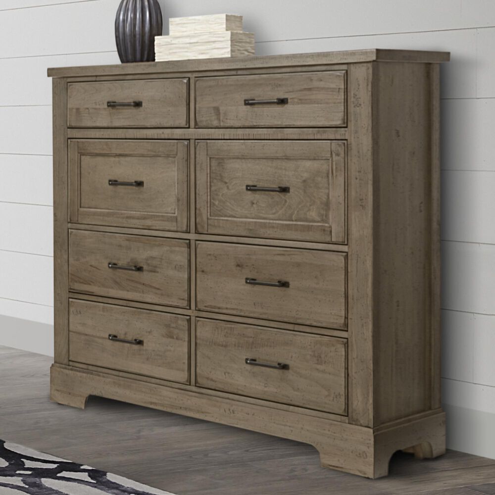 Viceray Collections Cool Rustic Linen Chest in Stone Grey, , large