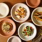 Gibson Home Corsica Clay 16-Piece Double Bowl Stoneware Reactive Glaze Dinnerware Set, , large