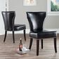 Safavieh Mercer Modern Jappic Side Chair in Black - Set of 2, , large