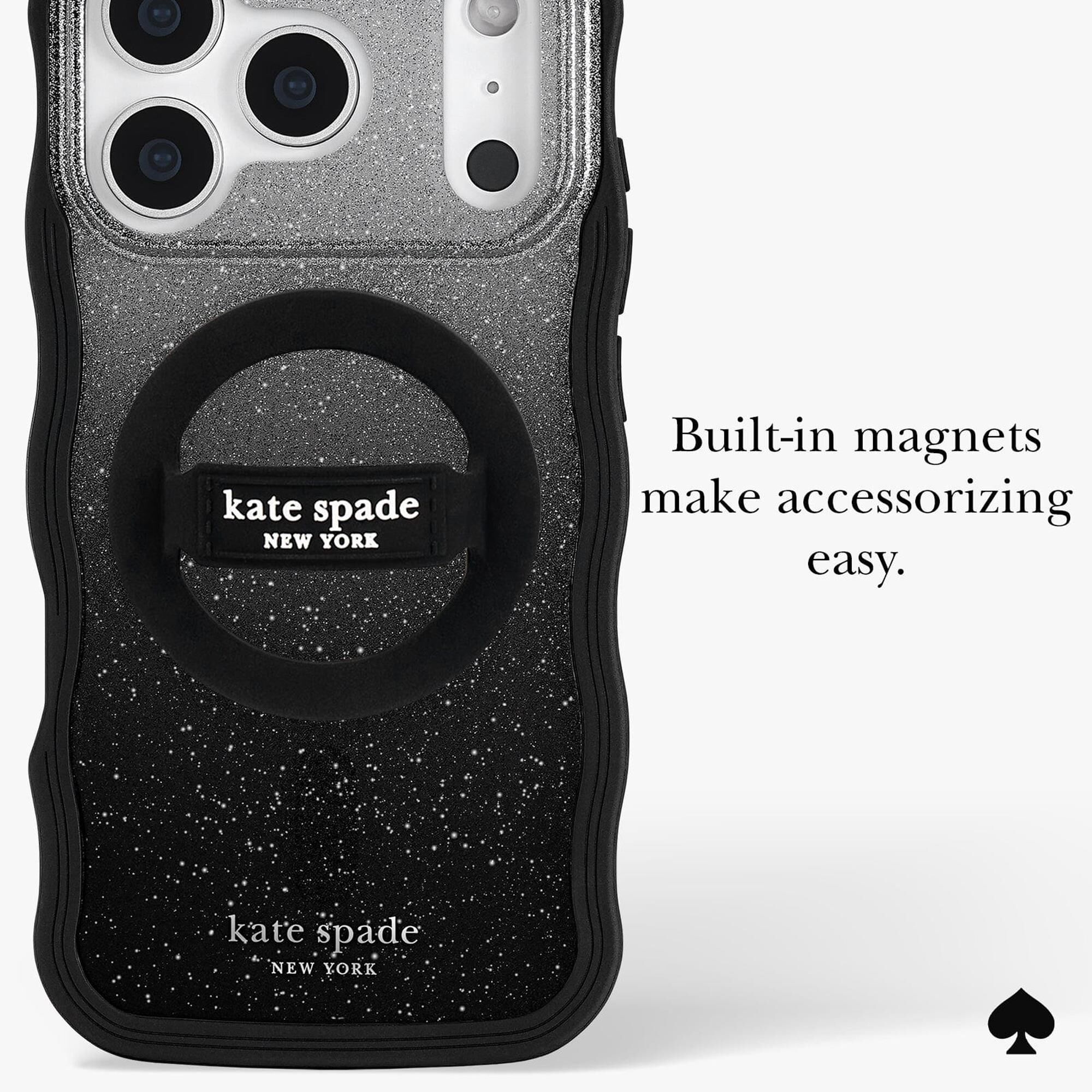 Kate Spade Wavy MagSafe Case for Apple iPhone 17 Pro in Nightfall