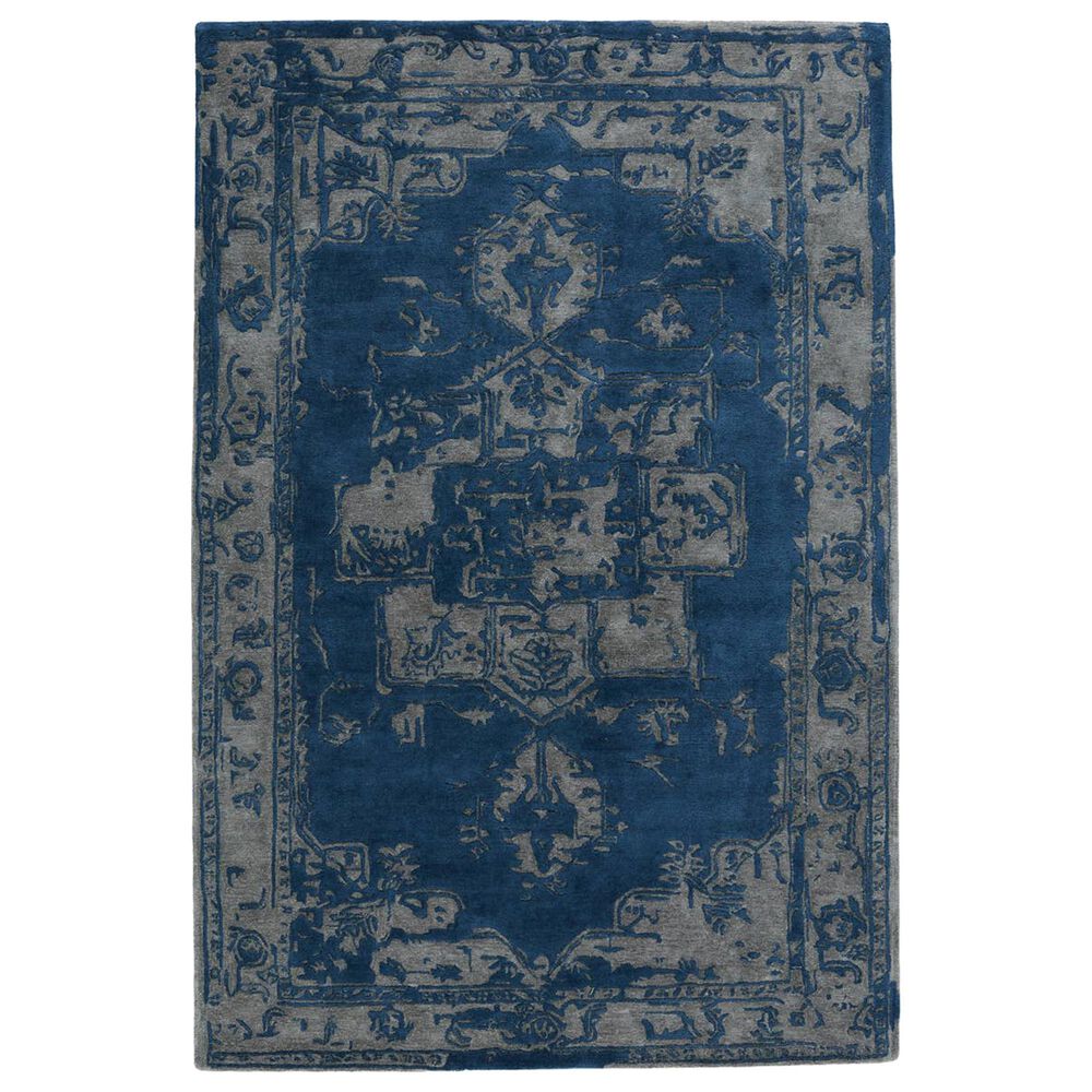 Jaipur Citrine 5" x 8" Colony Blue Area Rug, , large