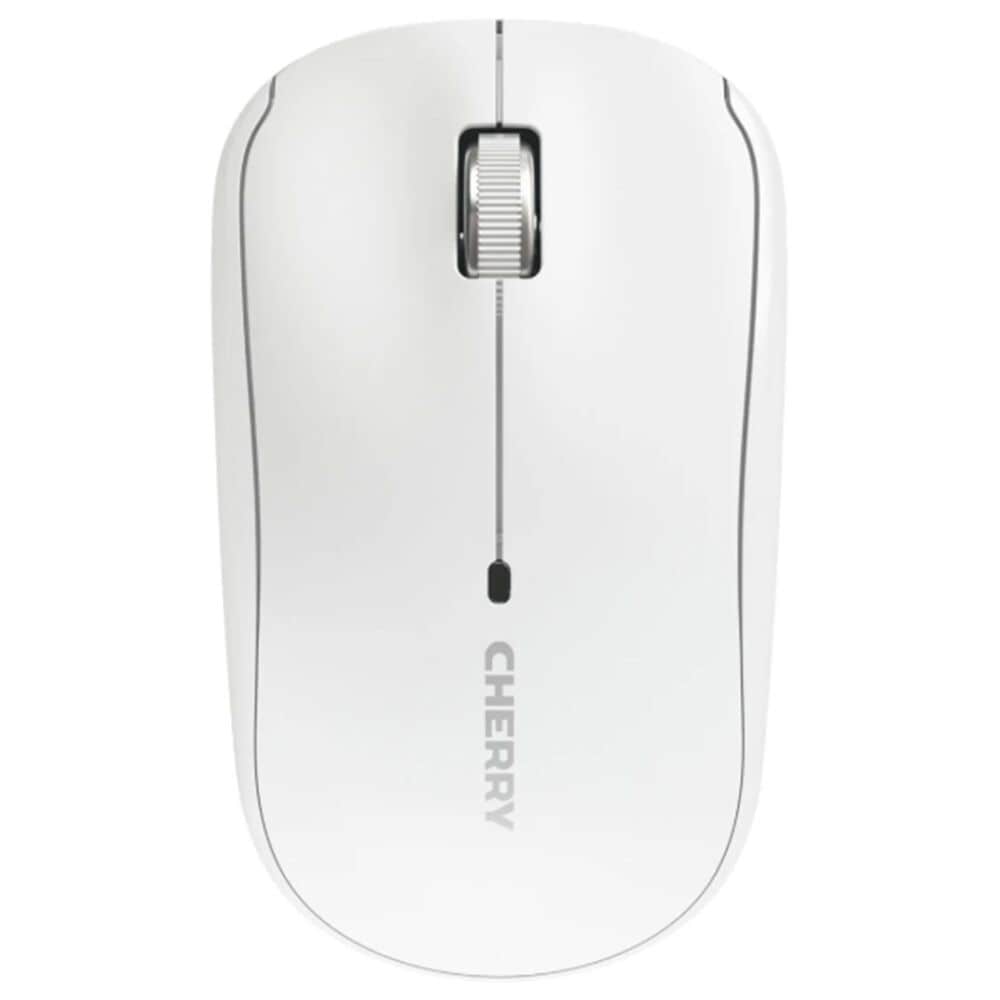 Cherry Compact Wireless Mouse with Nano USB Receiver in White, , large