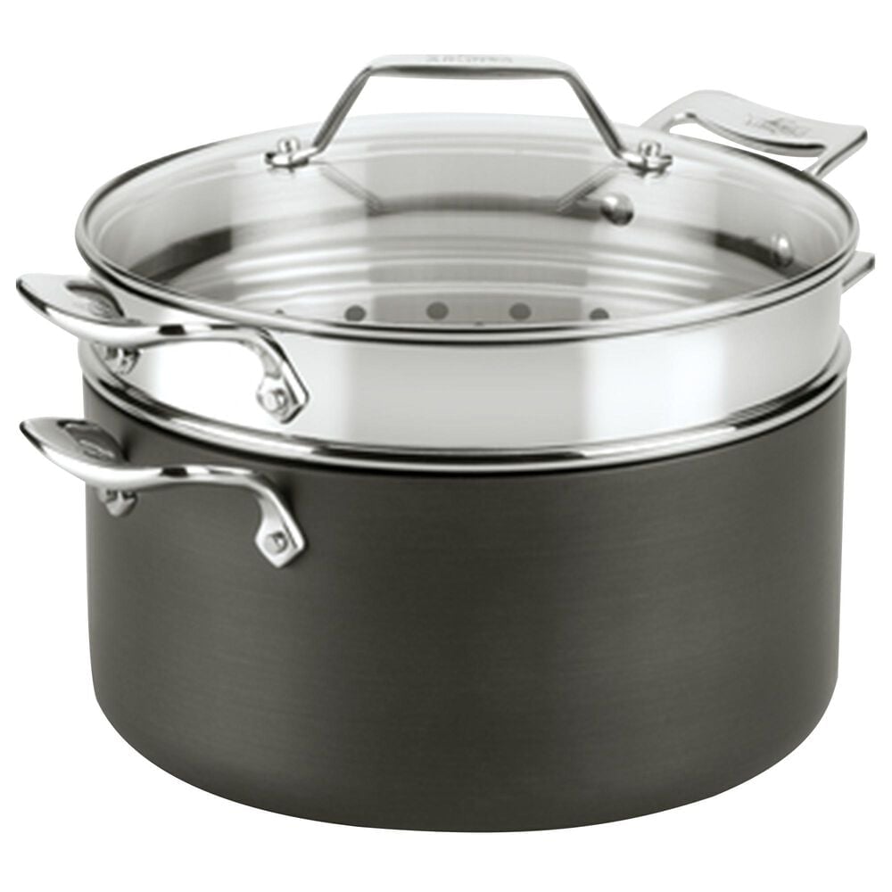 All-Clad 7 Qt Essentials Nonstick Multi-Pot in Black and Silver, , large