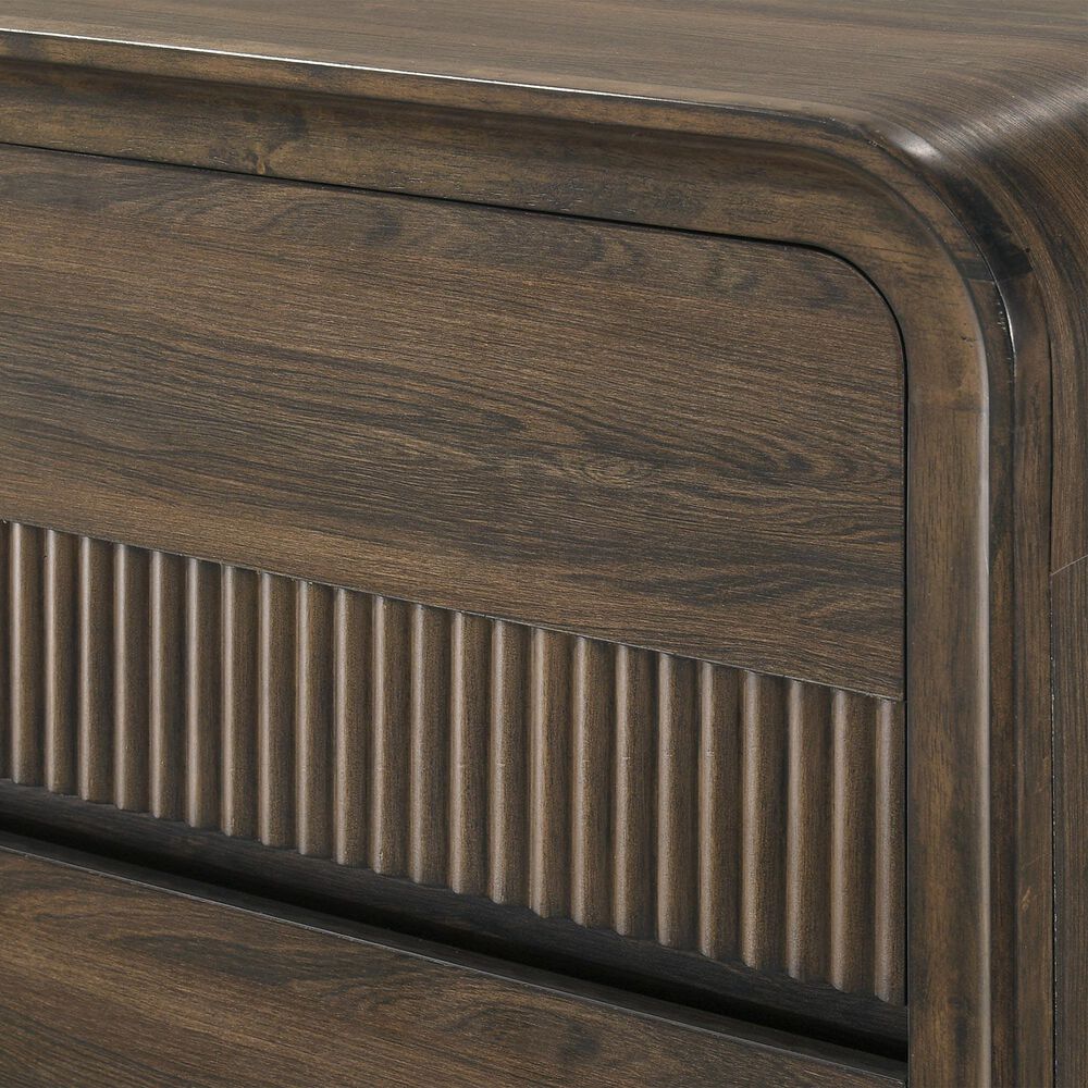 Crown Mark Kinkaid 6-Drawer Dresser Only in Brown, , large