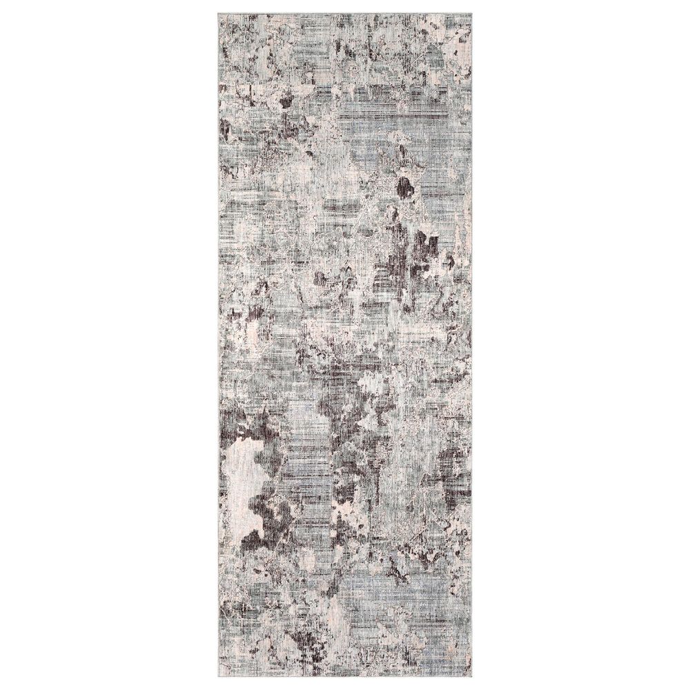 Surya Presidential PDT-2314 3"3" x 8" Blue, Gray and Ivory Area Rug, , large