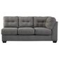 Signature Design by Ashley Maier 2-Piece Left Facing Full Sleeper Sectional in Charcoal, , large