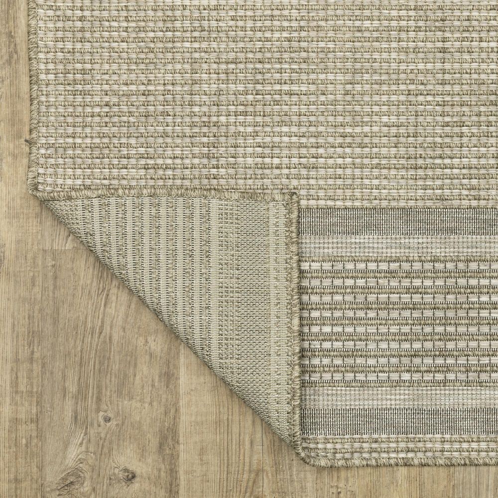 Oriental Weavers Tortuga TR07A 1&#39;10&quot; x 7&#39;6&quot; Beige and Black Runner, , large