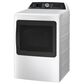 GE Profile 5.3 Cu. Ft. Top Load Washer with Agitator and 7.4 Cu. Ft. Smart Gas Dryer with Sanitize Cycle and Sensor Dry in White, , large