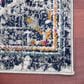 Amer Rugs Montana MON-13 8"10" x 11"10" Blue and Orange Area Rug, , large