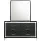 Coaster Tisdall and Lucia 4-Piece Queen Bedroom Set in Black and Chrome, , large