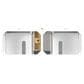 James Martin Vanities Myrrin 72" Double Vanity in Bright White with 3 cm Victorian Silver Quartz Top, , large