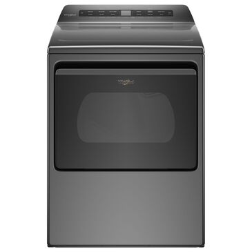 Whirlpool 7.4 Cu. Ft. Front Load Electric Dryer with Extra Power Button in Chrome Shadow, , large