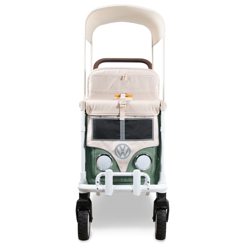 Wonderfold Volkswagen 2-Seater Stroller Wagon in Sage Green, , large