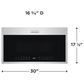 Frigidaire Gallery 2-Piece Kitchen Package with 6 Cu. Ft. Stone-Baked Pizza Gas Range and 30" Over-The-Range Microwave in Stainless Steel, , large