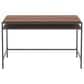 Sauder Nova Loft Writing Desk in Grand Walnut and Black, , large