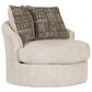 Ashley Soletren Swivel Accent Chair in Stone, , large