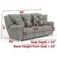 Catnapper Trifecta Power Reclining Sofa with Drop Down Table in Nature, , large