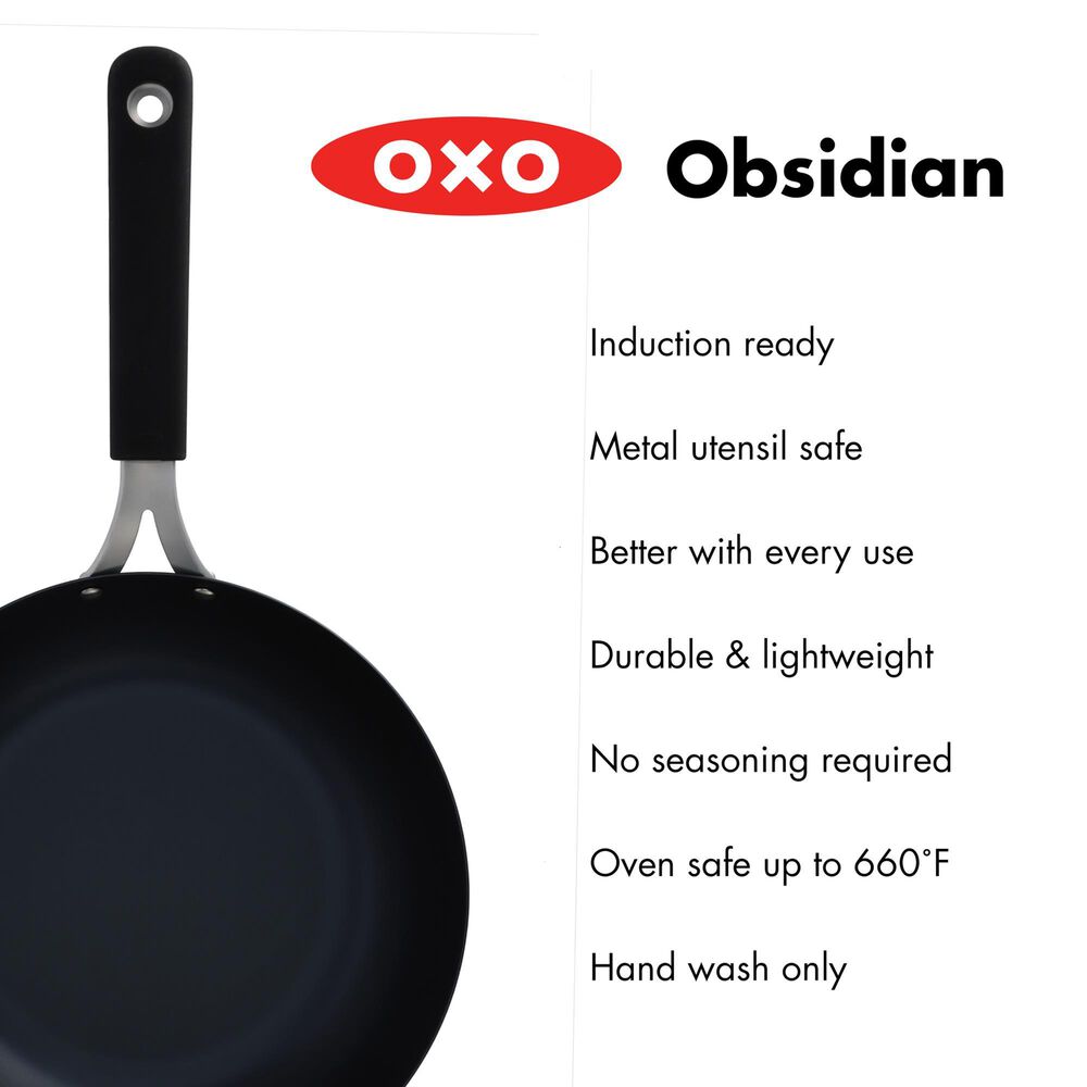 Green Pan Obsidian 12" Wok with Silicone Sleeve in Black, , large
