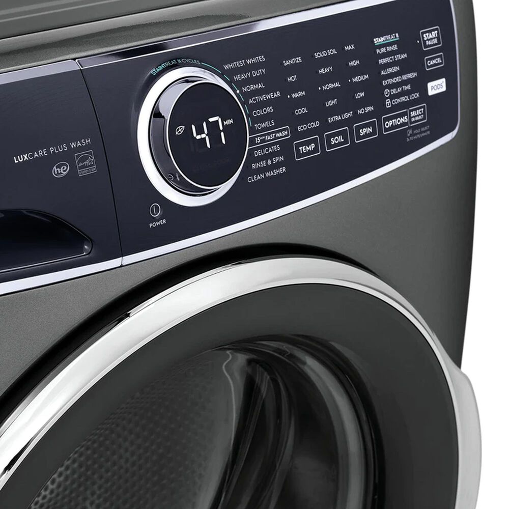Electrolux 4.5 Cu. Ft. Front Load Washer and 8 Cu. Ft. Gas Dryer Laundry Pair in Titanium, , large