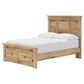Ashley Makidern 4-Piece Full Storage Bedroom Set with Two Drawers in Natural Brown, , large