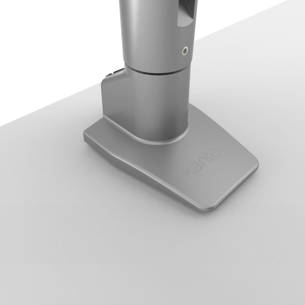Kanto Single Monitor Desk Mount for 17" - 32" Displays in Silver, , large