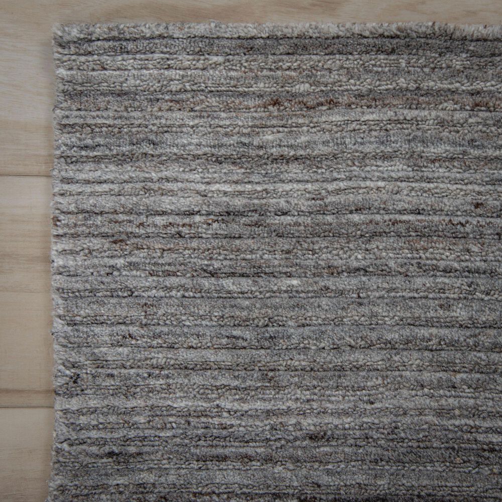 RIZZY Luxe Brown and Gray 4' x 6' Area Rug, , large