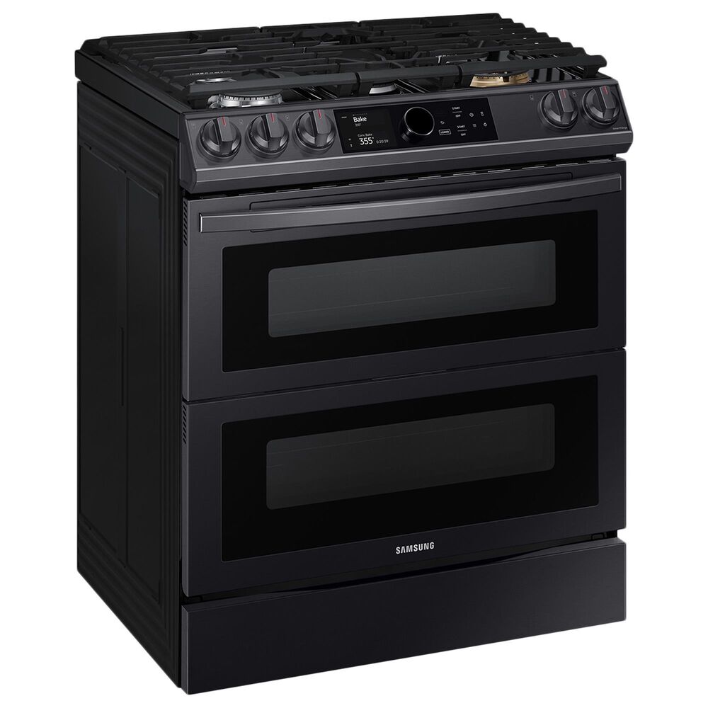 Samsung 6.0 Cu. Ft. Flex Duo Front Control Slidein Gas Range with Smart Dial, Air Fry and WiFi