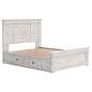 Ashley Makidern Queen Storage Bed with Four Drawers in Whitewash, , large