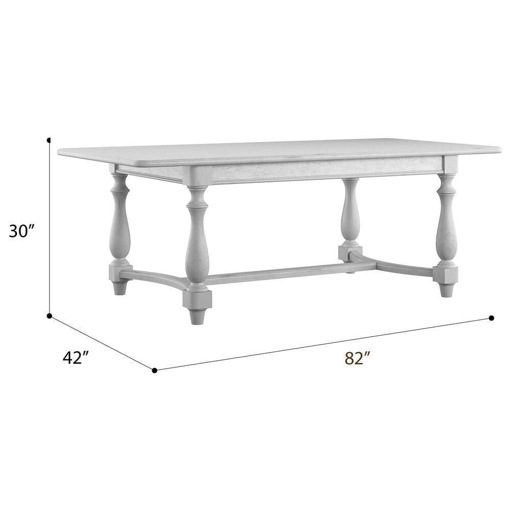 Emerald Home Furnishings New Haven Dining Table in Oyster Shell - Table Only, , large