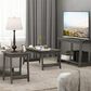 HOMLUX 1-Tier Rectangular Coffee Table in French Oak, , large