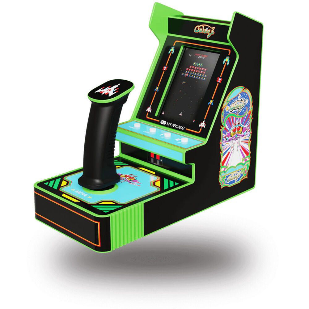 My Arcade Galaga Joystick Player Portable Console in Green, , large
