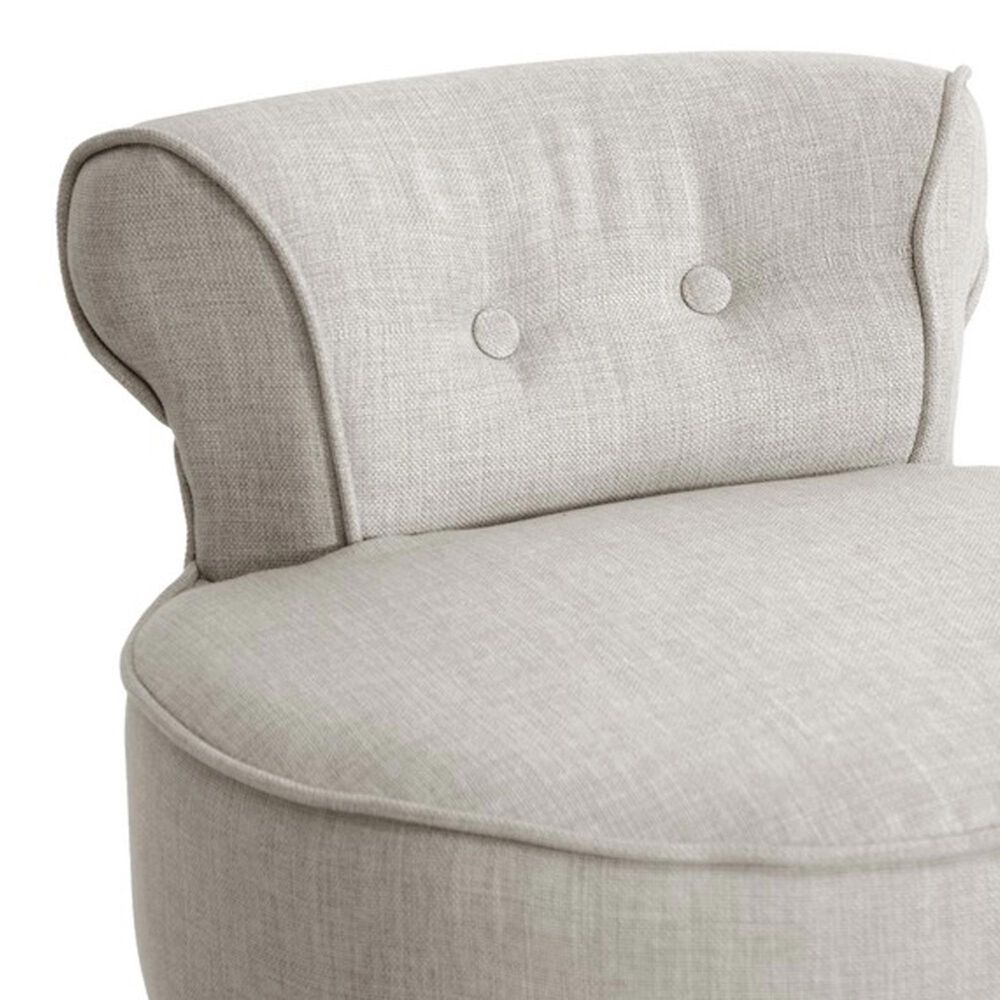 Baxton Studio Millani Lounge Stool in Light Beige, , large