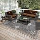 Dalyn Rug Company Sedona 8" x 10" Charcoal Indoor/Outdoor Area Performance Rug, , large