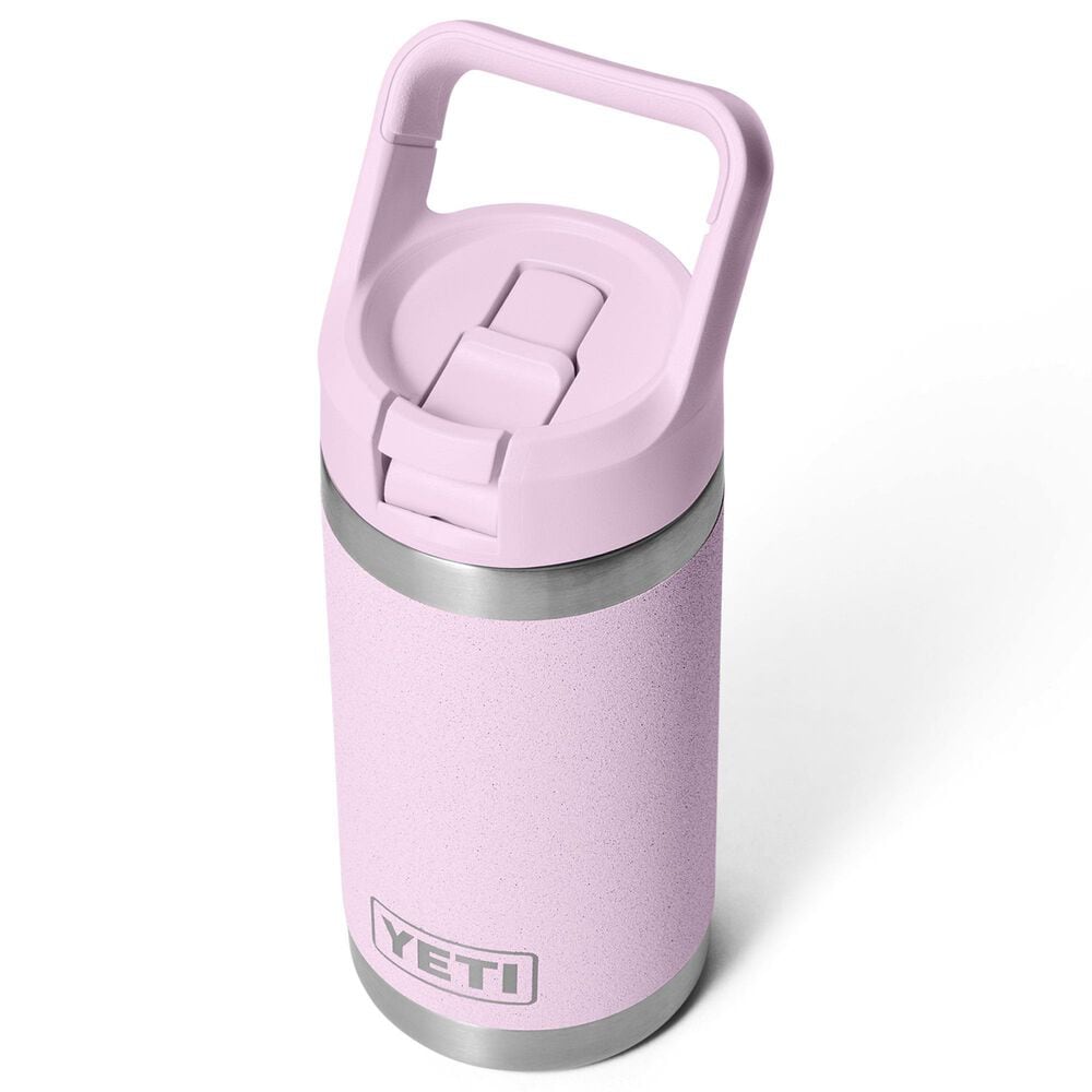 YETI Rambler Jr 12 Oz Kids Water Bottle with Straw Cap in Cherry Blossom, , large