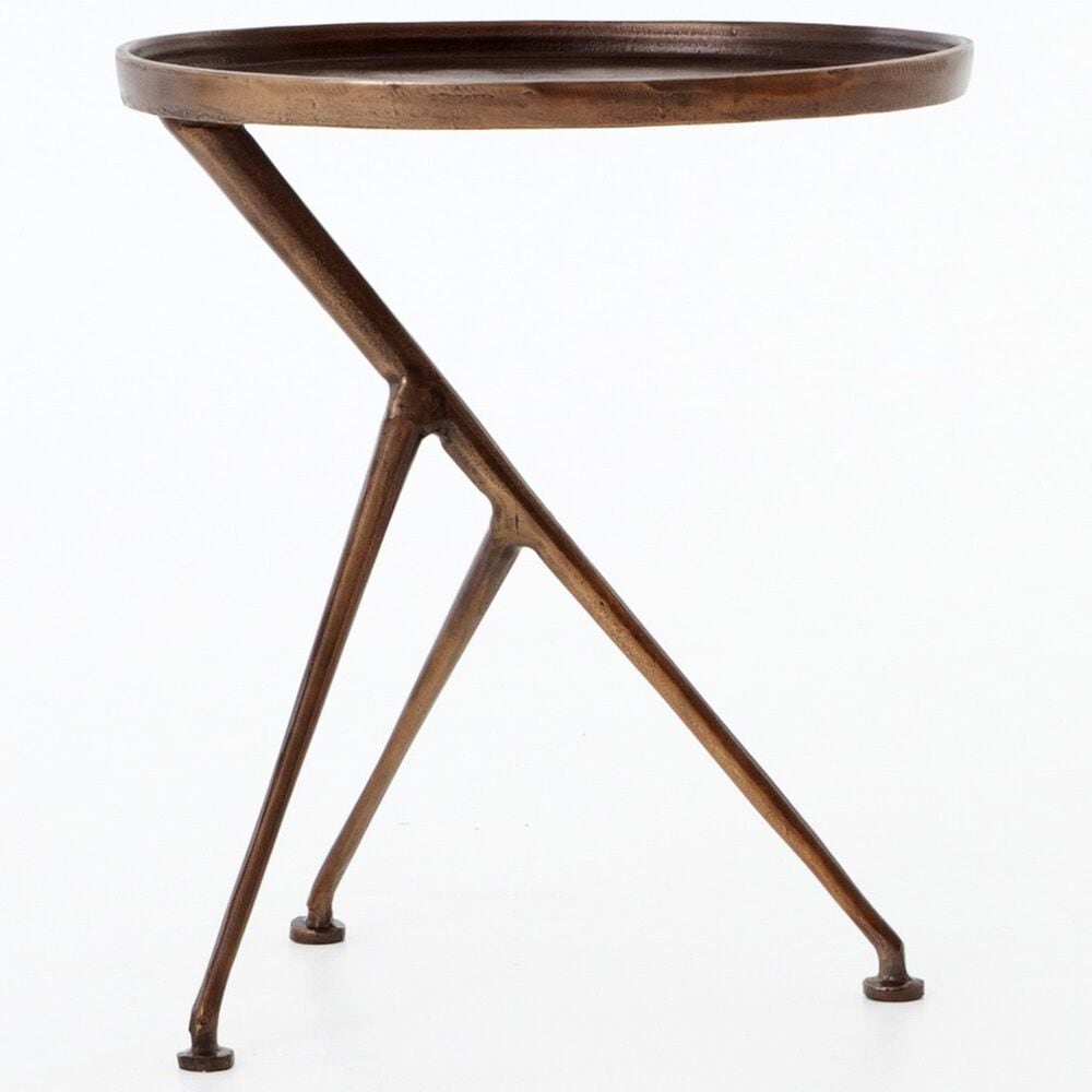 Four Hands Schmidt Accent Table in Antique Rust, , large
