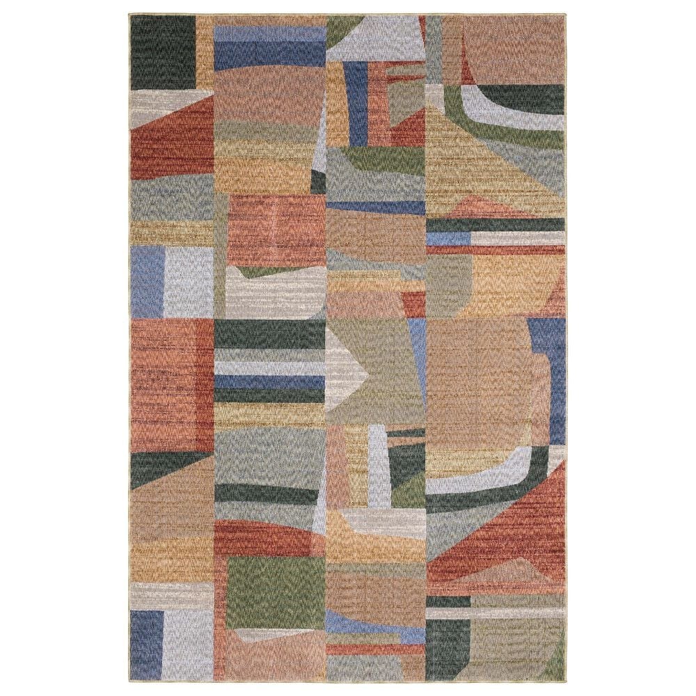 Oriental Weavers Tisdell TIS09 Multicolor 5"3" x 7"6" Area Rug, , large