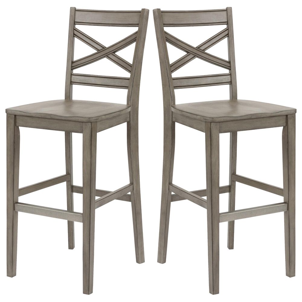 Homestyles Mountain Lodge Bar Stool in Gray , , large