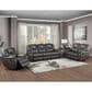 Steve Silver Katrine Manual Reclining Loveseat in Charcoal, , large