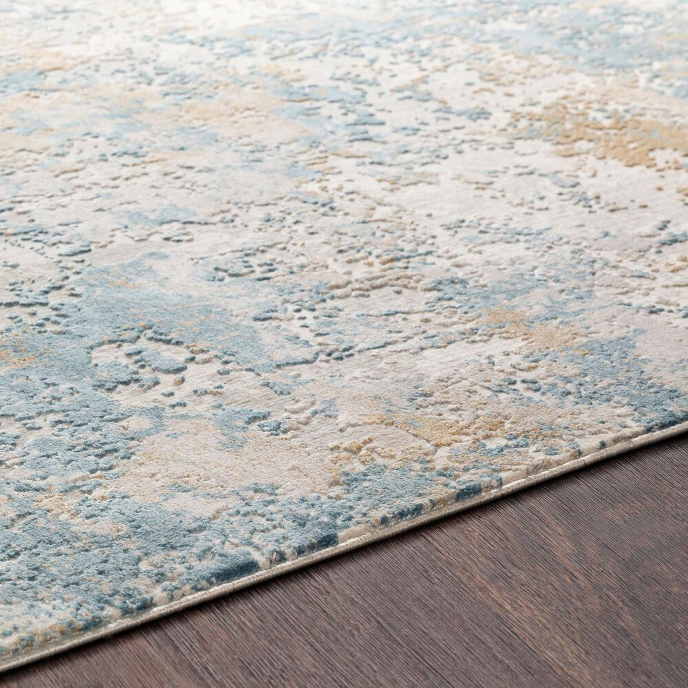 Surya Aisha 12&#39; x 15&#39; Light Blue, Mustard, Light Gray and Off-White Area Rug, , large
