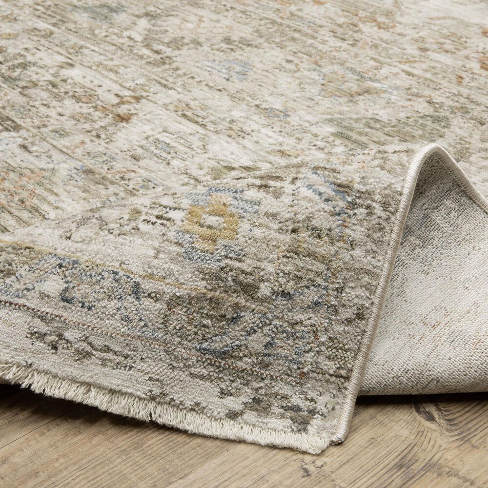 Oriental Weavers Avalon Southwestern Beige and Blue 2'7" x 7'7"Runner, , large