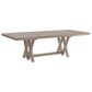 Golden Wave Furniture Coronado 78"-102" Dining Table in Khaki - Table Only, , large