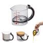 Dreamfarm Upcup Scrape Up Measuring Cup in Clear, , large
