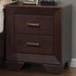 Pacific Landing Kauffman 2 Drawer Nightstand in Dark Cocoa, , large