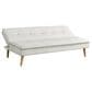 Lifestyle Solutions Tatum Convertible Sofa with Cream Cushion in Brown, , large