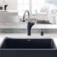 Blanco Artona Pull-Down Kitchen Faucet 1.5 GPM in PVD Steel and Anthracite, , large