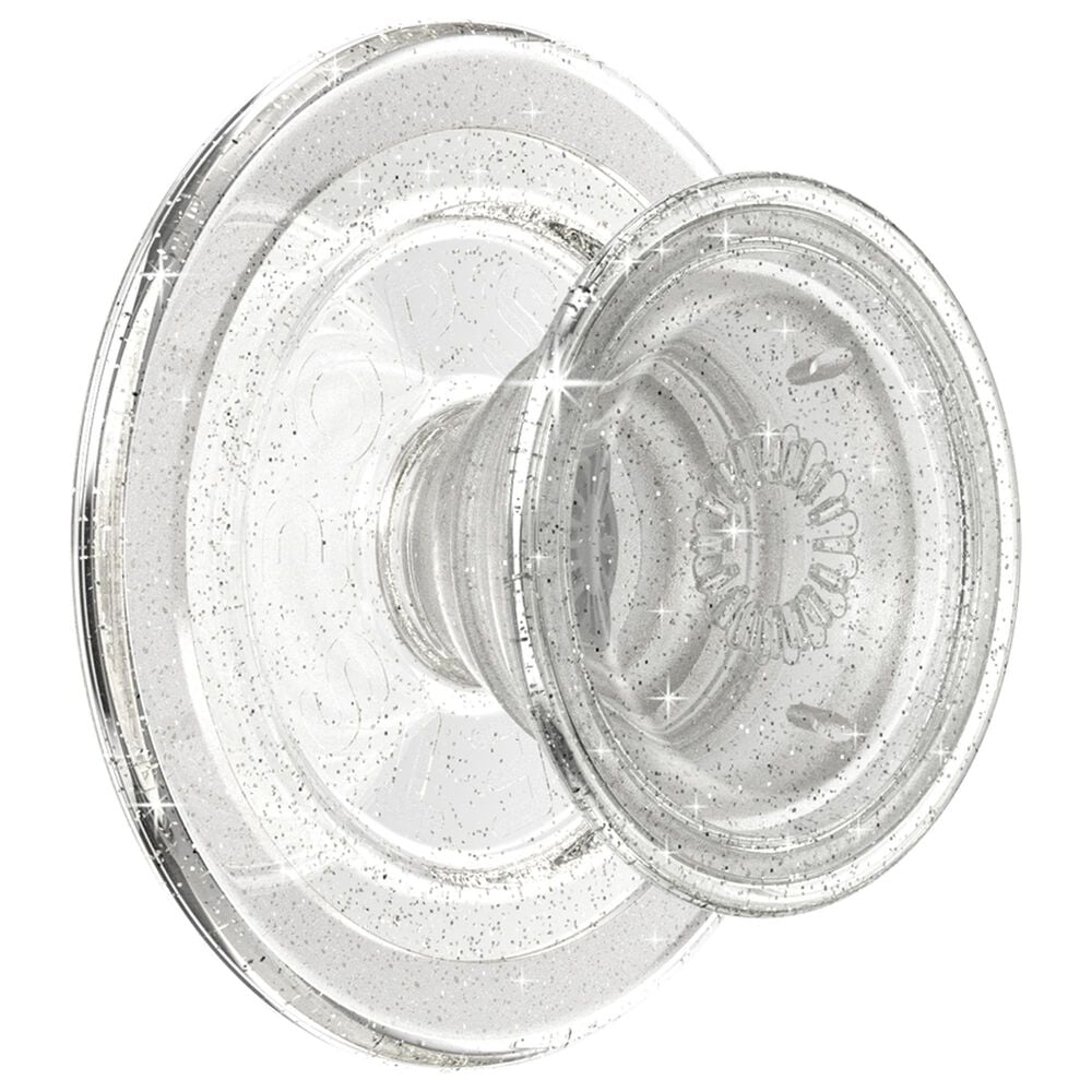 PopSockets Festival Season MagSafe PopGrip in Clear Glitter, , large
